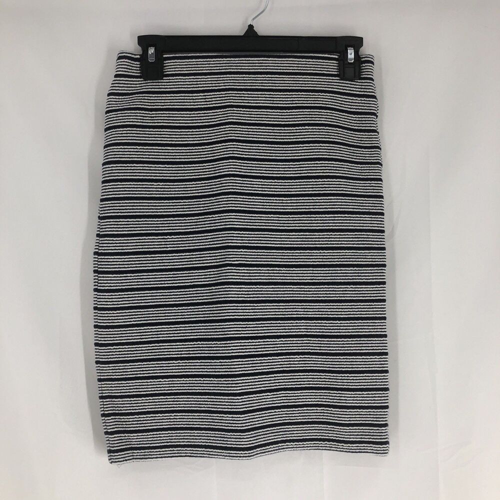 Ann Taylor Women's Size XS Striped Straight Pencil Skirt Knee Length Pull On